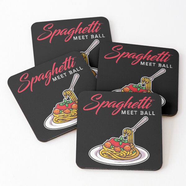 Item preview, Spaghetti Meet Ball designed and sold by pintsandquarts.