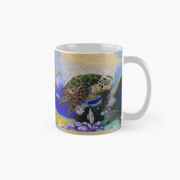 Item preview, Different Sea Turtle Cruising the Ocean floor  designed and sold by TJHstudio.