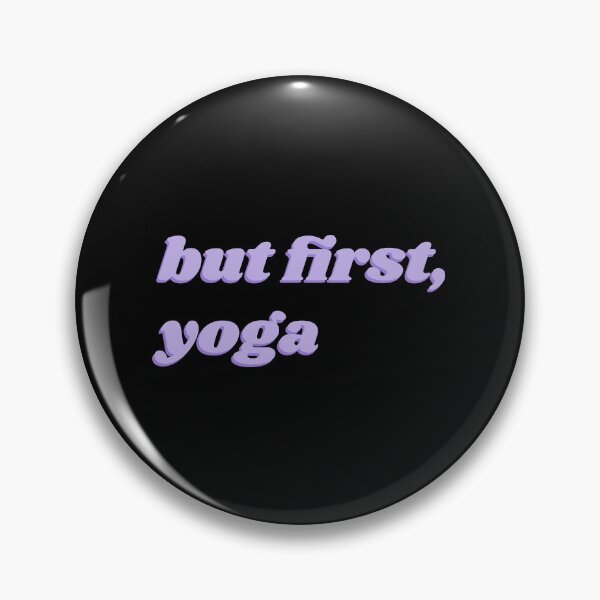 Item preview, But first, yoga Typography designed and sold by allexieee.