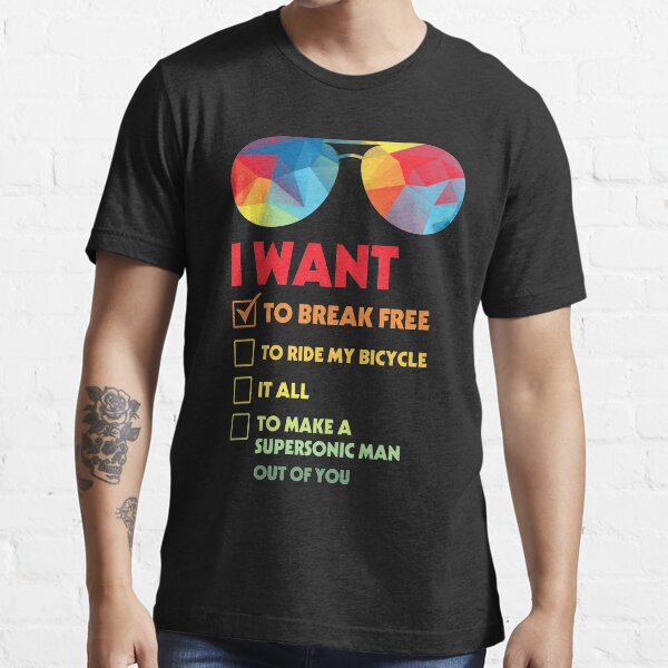 Je veux me libérer pour tout faire à vélo T-shirt essentiel