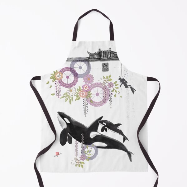 Item preview, Orcas at the Temple designed and sold by Audrey Takeshta.