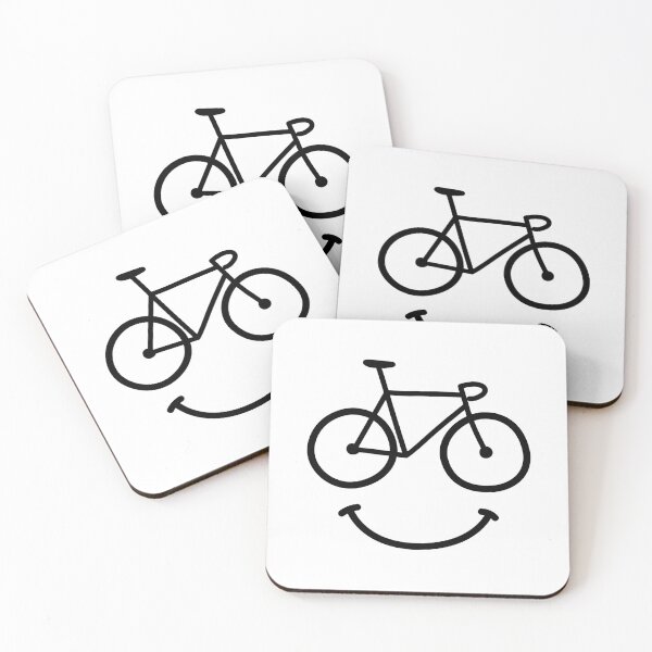 Item preview, Bicycle Smile (Black Version) designed and sold by hadicazvysavaca.