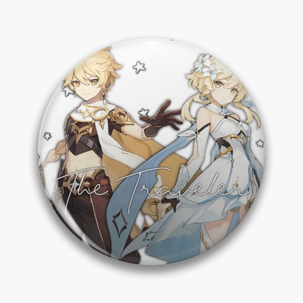 Item preview, Genshin Impact Aether Lumine designed and sold by milkuvvay.