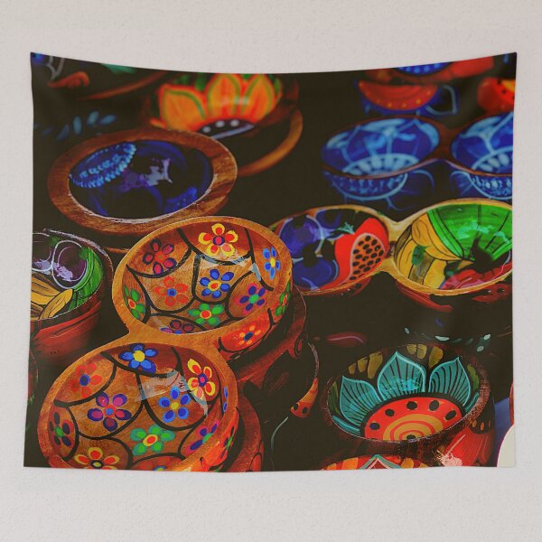 Item preview, Bowls in Mexico Poster designed and sold by Swooncake Press.