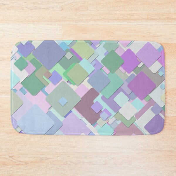 Item preview, Vintage Abstract Colourful Pastel Rectangle Pattern designed and sold by MariusMunteanu.