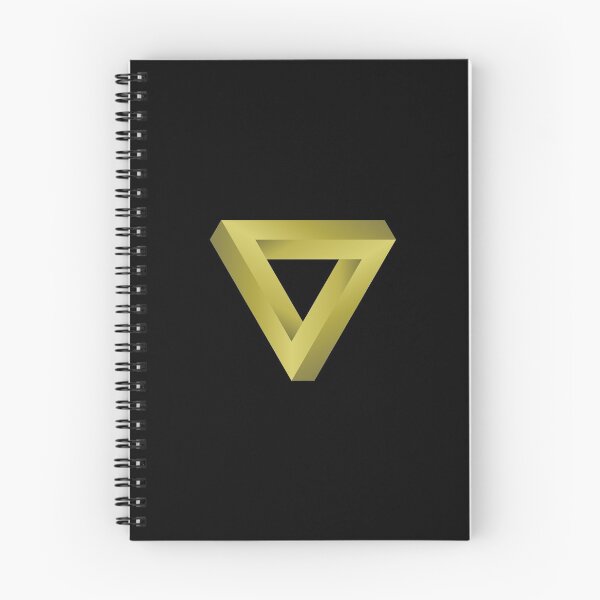 Item preview, The Impossible Penrose Triangle Optical Illusion Art ( Gold ) designed and sold by pgons.