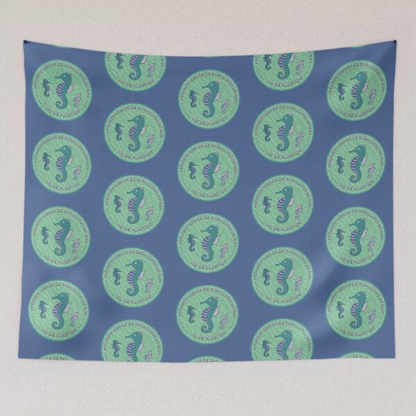 Item preview, Spanish - Oceans full of seahorses not plastic designed and sold by Cat-designs.