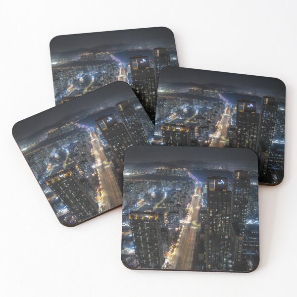 Item preview, Songdo City at Night designed and sold by aaronchoi.