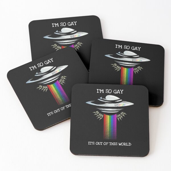 Item preview, Rainbow alien abduction, I’m so gay, it’s out of this world designed and sold by RikkyTeesPride.