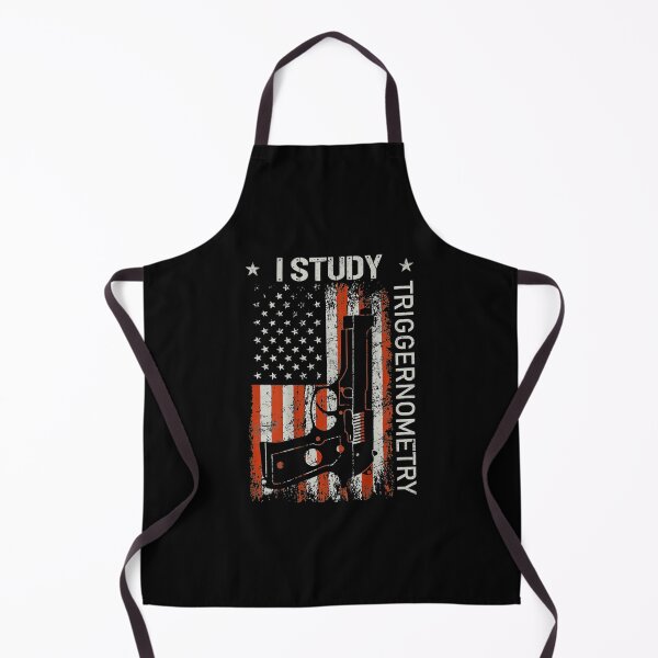 Item preview, Mens I Study Triggernometry Gun American Flag On Back designed and sold by YoungSweeney.