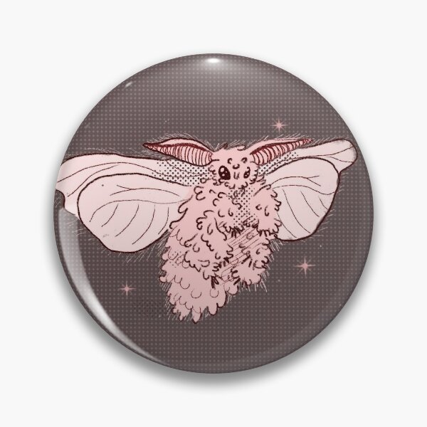Item preview, fluffy poodle moth  designed and sold by Fennec Nightingale.