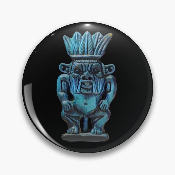 Item preview, Amulet of Bes (on black) designed and sold by DotorEaon.