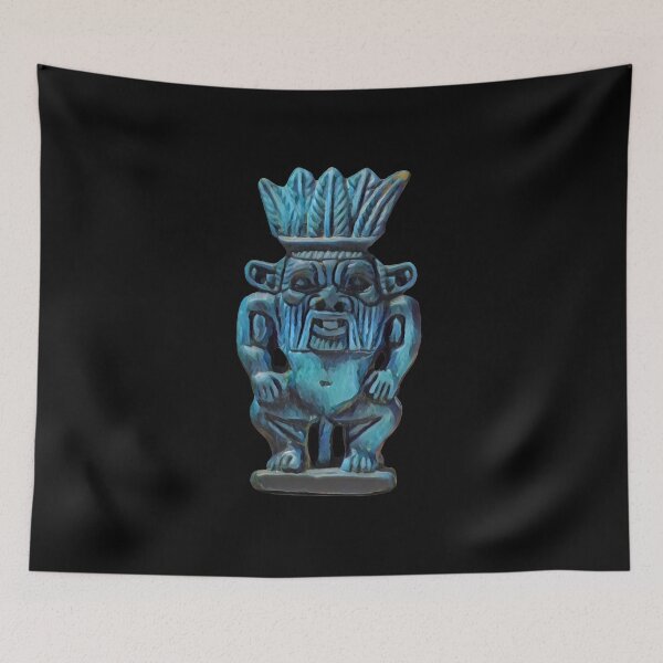Item preview, Amulet of Bes (on black) designed and sold by DotorEaon.