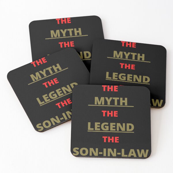 Item preview, The myth the legend the son-in-law (3 black) designed and sold by cute105.