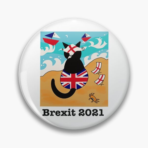 Item preview, Brexit cat Uk leaving European Union  designed and sold by OakendOriginals.