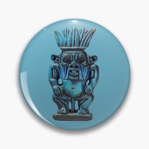 Artikelvorschau, Amulett von Bes (hellblau) entworfen und verkauft von DotorEaon.