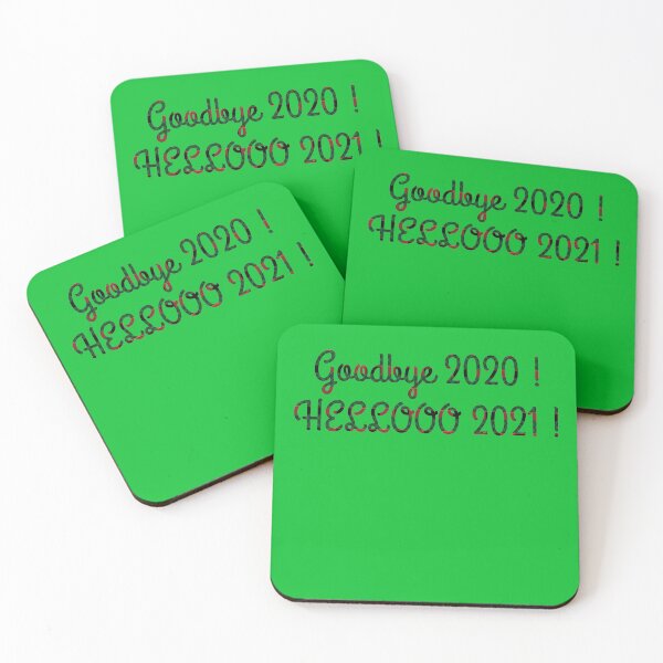 Item preview, Goodbye 2020 Hello 2021 Happy New Year Quote Design designed and sold by AritraSur.