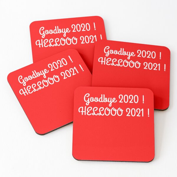 Item preview,  Goodbye 2020 Hello 2021 Happy New Year Quote Design designed and sold by AritraSur.