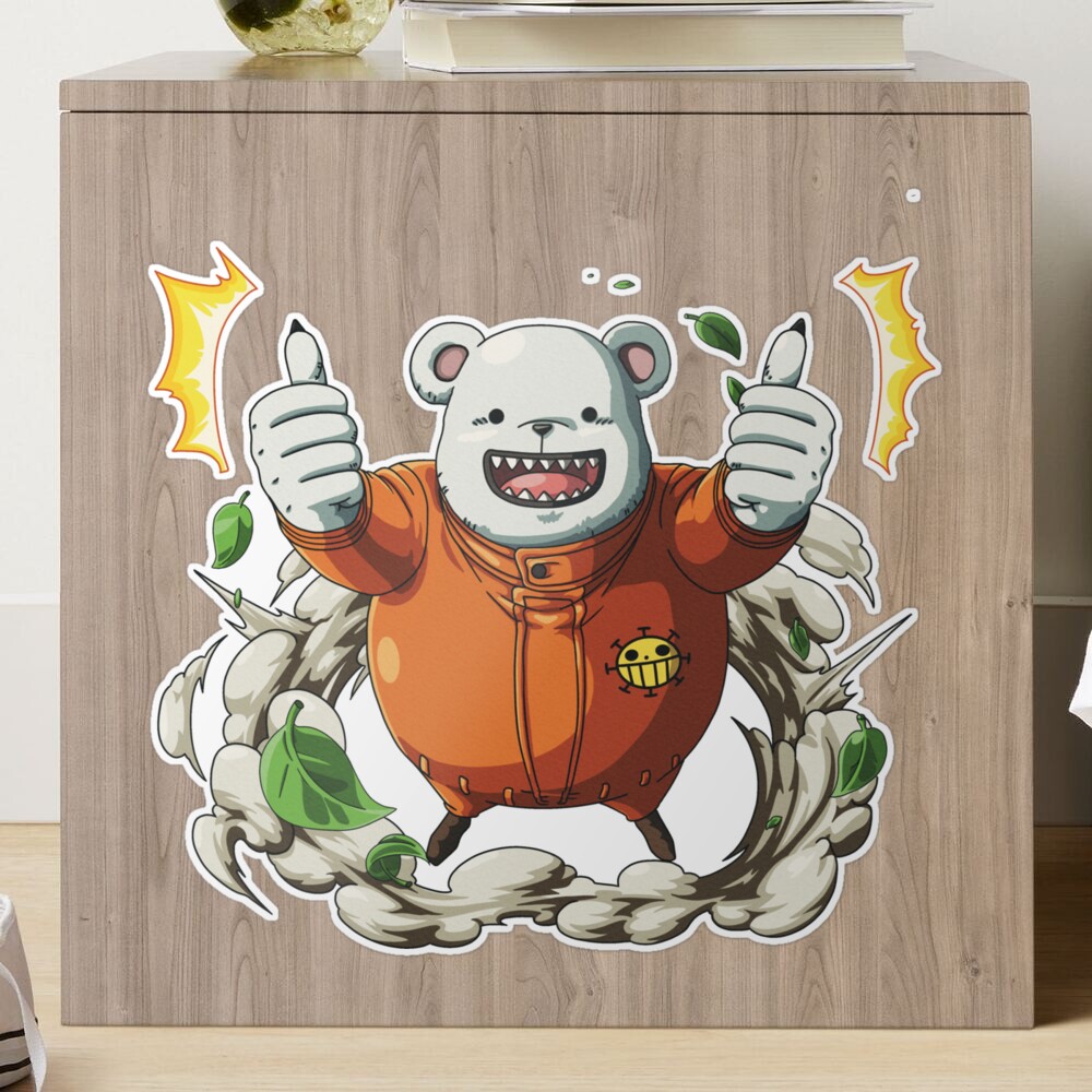 Bepo from the Heart Pirates Sticker for Sale by Aloha-Life-808 | Redbubble