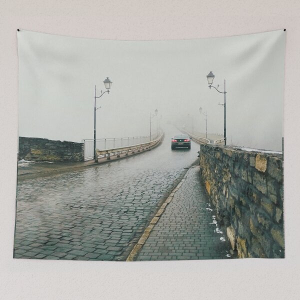 Item preview, Misty bridge leading to nowhere designed and sold by helenkaiy.