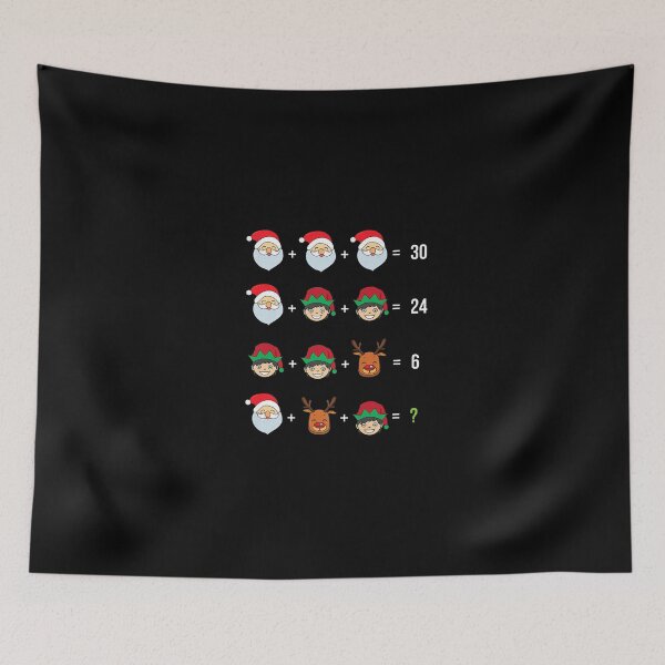 Item preview, Math Teacher Merry Christmas Order Operations Quiz Premium designed and sold by Alex Cuttell.