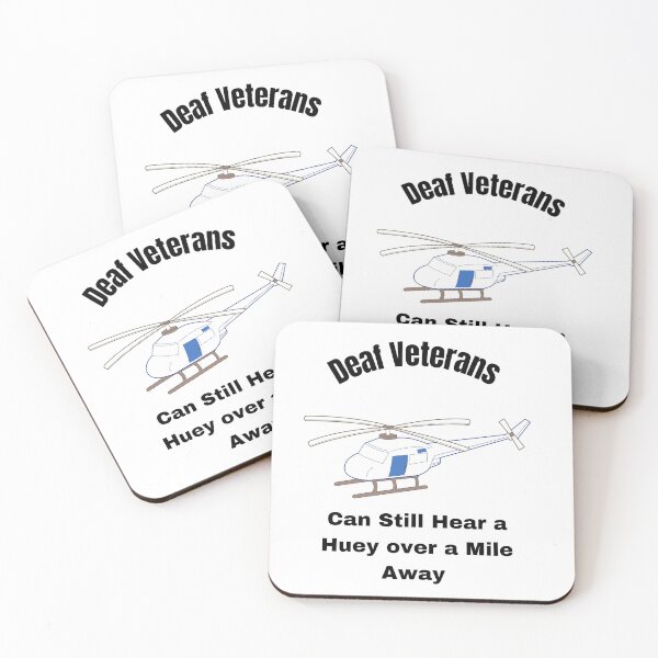 Item preview, Even Deaf Veterans Can Still Hear a Huey over a Mile Away  designed and sold by piskwi.