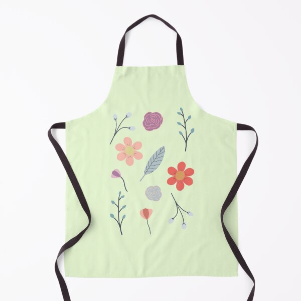 Item preview, Lindo paquete de pegatinas con patrón de flores y hojas en colores pastel designed and sold by MariusMunteanu.