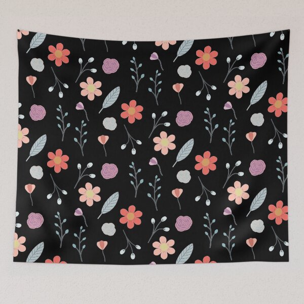 Item preview, Cute Pastel Flowers and Leaves pattern Sticker Pack designed and sold by MariusMunteanu.