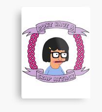 Crap Attack // Tina Belcher Metal Print
