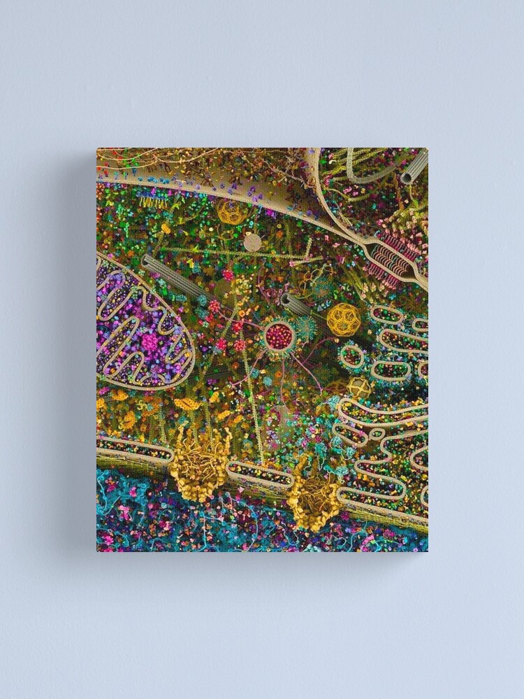 Alternate view of Human Cell detailed  Canvas Print