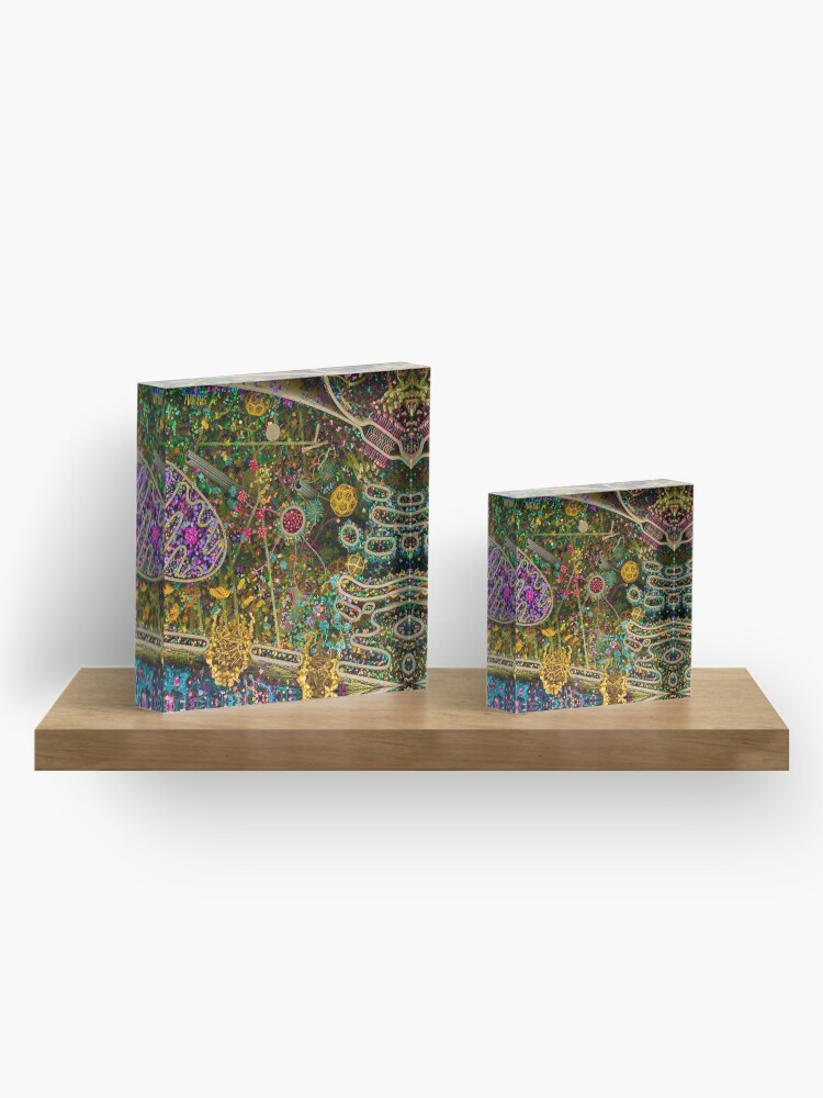Alternate view of Human Cell detailed Acrylic Block