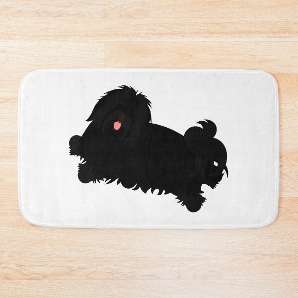 Item preview, Black Havanese Dog designed and sold by Lulupainting.