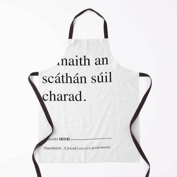 Item preview, Is maith an scáthán súil carad. - A friend's eye is a good mirror. designed and sold by BuyIrishArt.