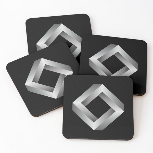 Item preview, Penrose Square ( Black and white ) designed and sold by pgons.