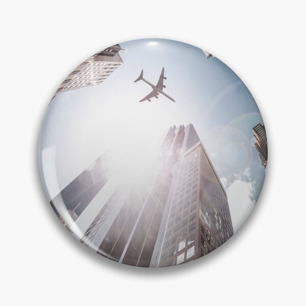 Item preview, airplane in manhattan designed and sold by franckreporter.