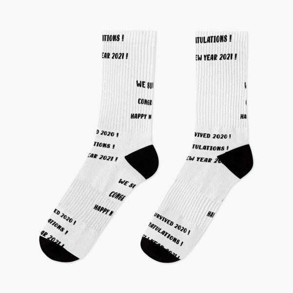 Item preview, We Survived 2020! Happy New Year 2021 Quote Design designed and sold by AritraSur.