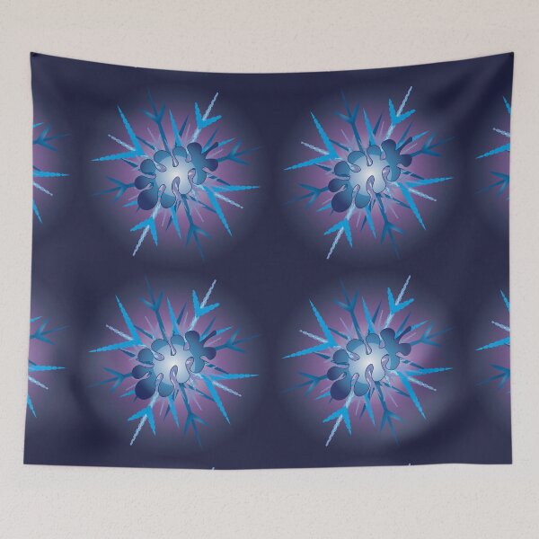 Item preview, Winter dark and light Blue Snowflakes composition designed and sold by Liza-RKS.