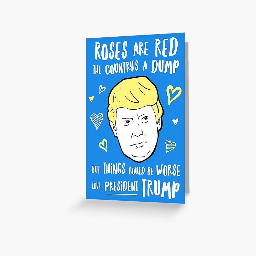 trump valentines day carde