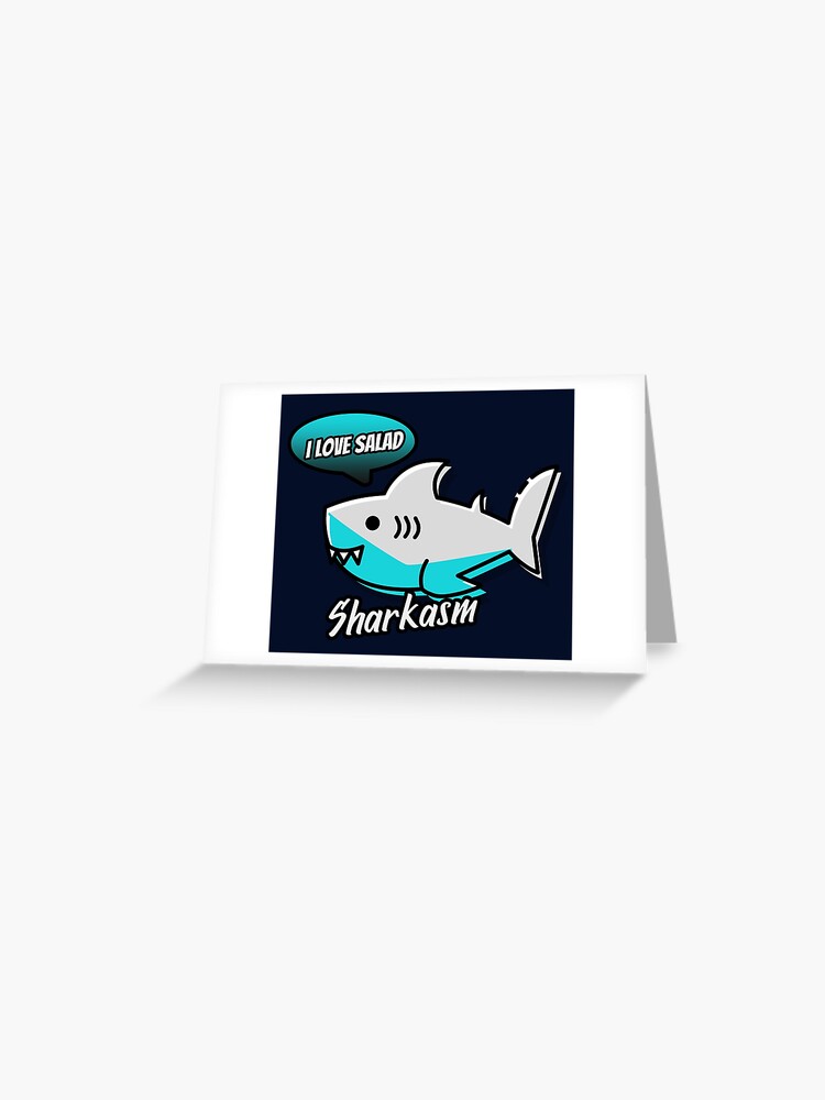 Thumbnail 1 of 2, Greeting Card, Sharkasm designed and sold by Art-Foto .be.