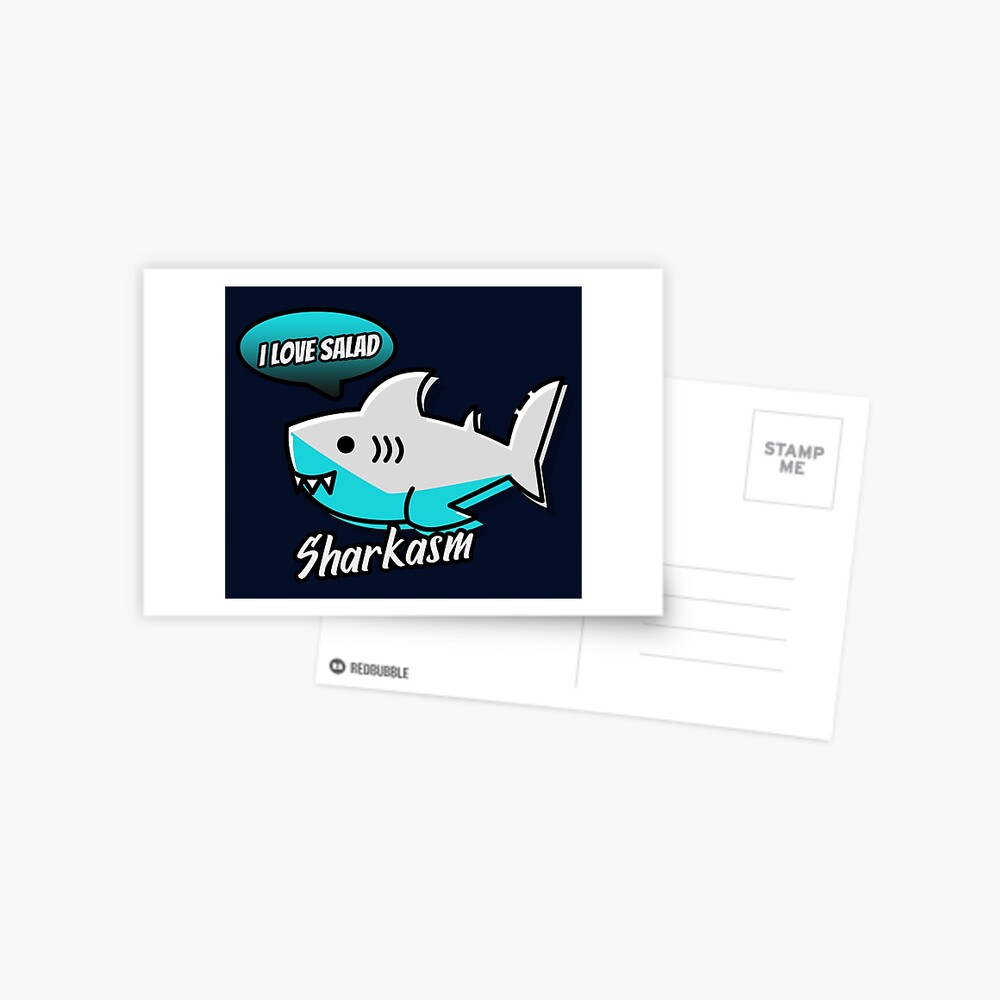 Sharkasm Postcard