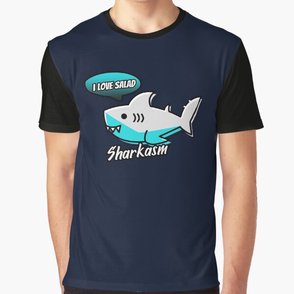 Sharkasm Graphic T-Shirt
