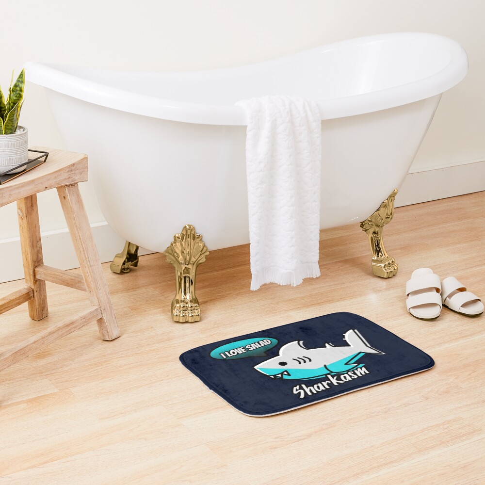 Sharkasm Bath Mat