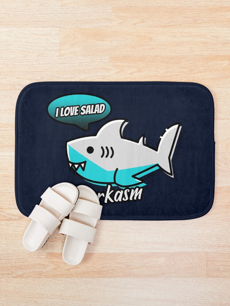 Alternate view of Sharkasm Bath Mat
