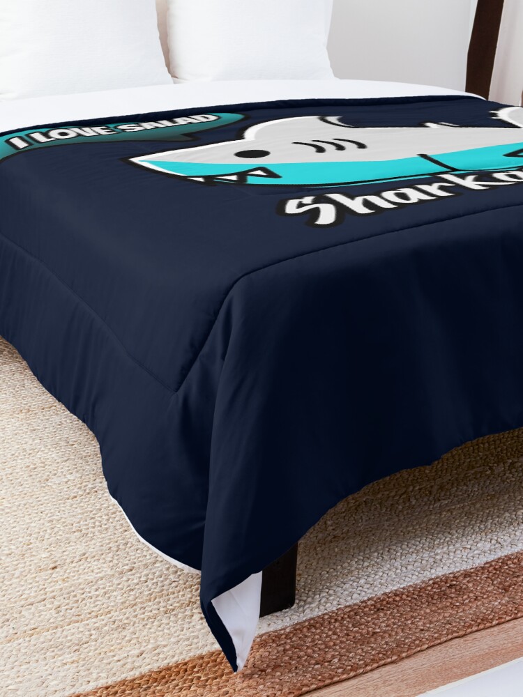 Alternate view of Sharkasm Comforter