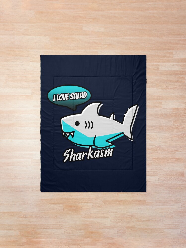 Alternate view of Sharkasm Comforter