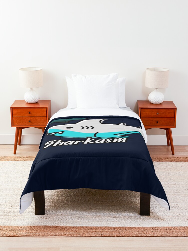 Alternate view of Sharkasm Comforter