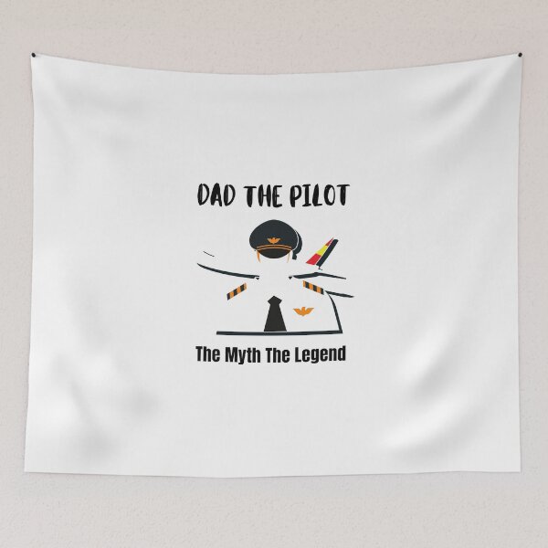 Item preview, Dad The Pilot The Myth The Legend,Dad Jet Fighter Pilot Air Force Aircraft,happy father's day designed and sold by piskwi.
