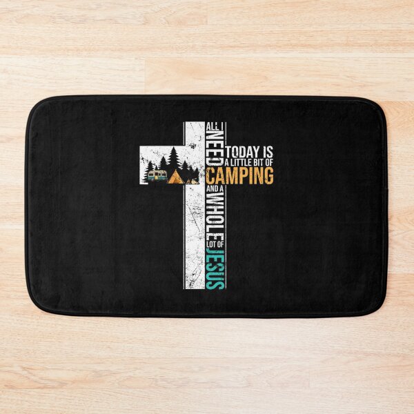 Item preview, all i need is camping and jesus designed and sold by russellsteve.