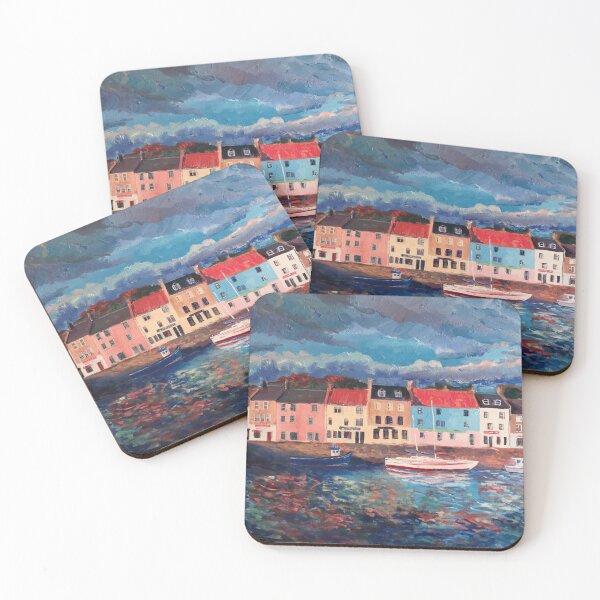Item preview, 'Three Boats at Anstruther' designed and sold by Stephen Howard  Harrison.