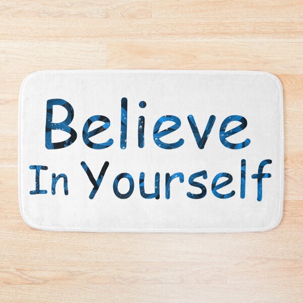 Item preview, Believe in yourself quote in leaves pattern designed and sold by DBkaushal.